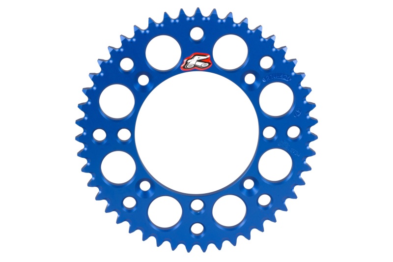 Renthal 121U-428-52GPBU - 02-17 Yamaha YZ85 Rear Grooved Sprocket -Blue 428-52P Teeth