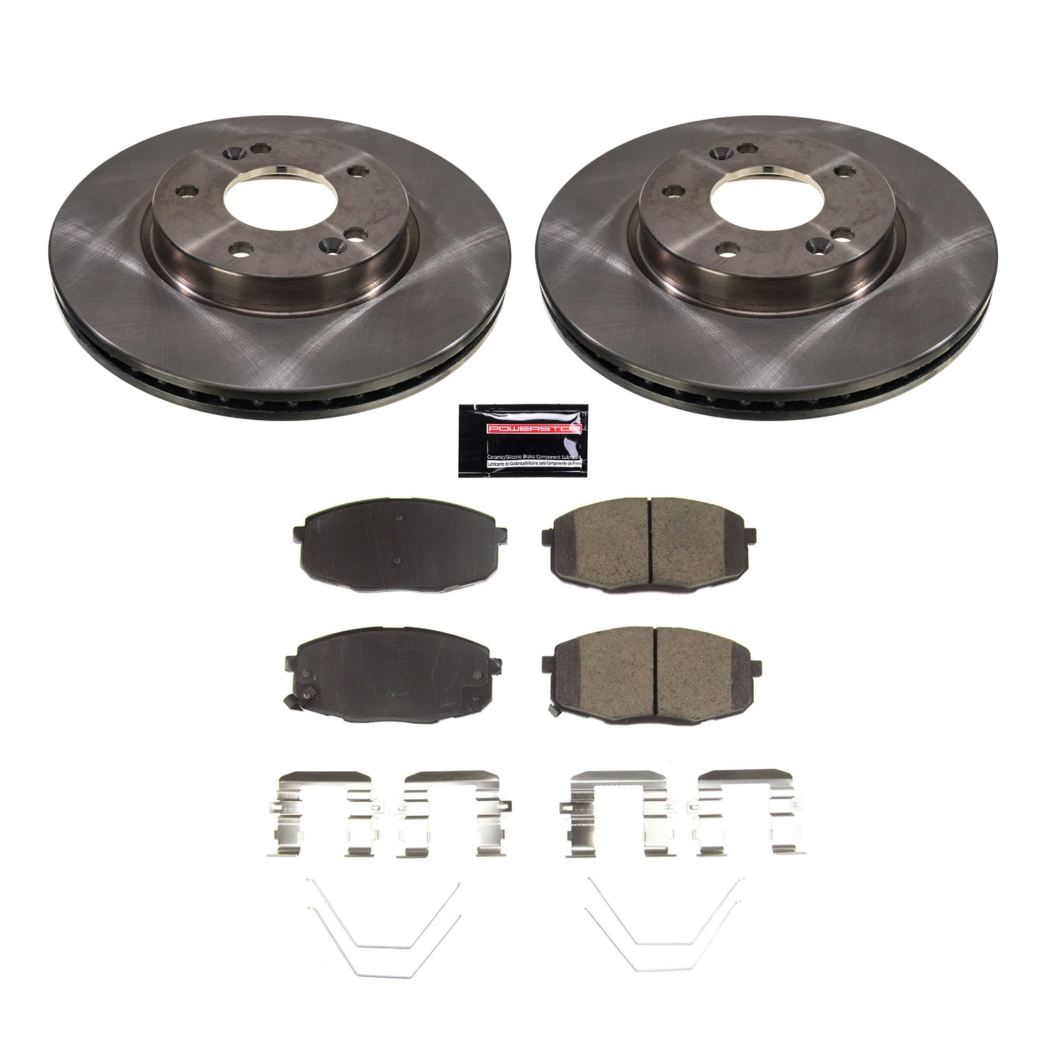 PowerStop KOE8749 - Power Stop 19-22 Kia Forte Front Autospecialty Brake Kit