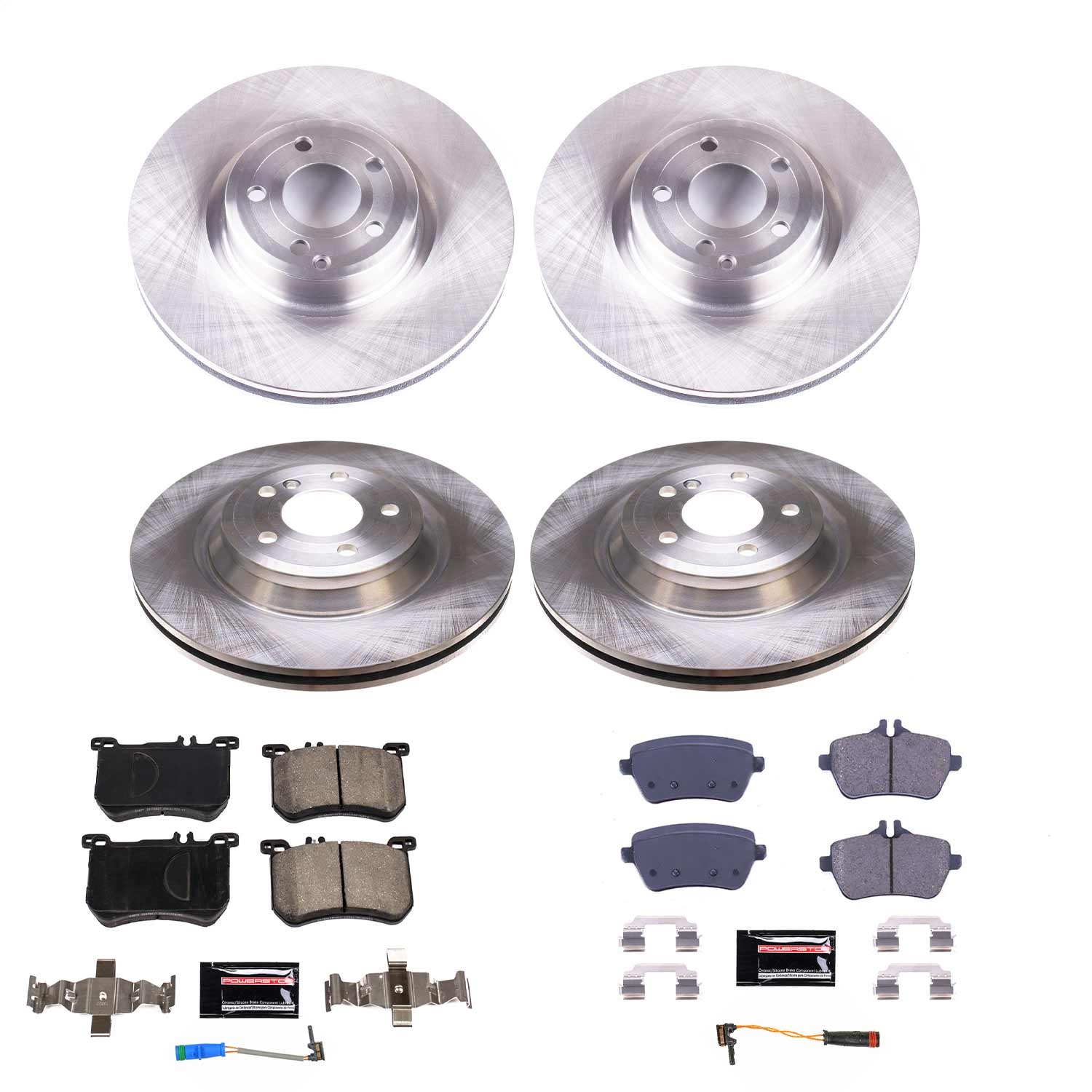 PowerStop KOE8735 - Power Stop 13-18 Mercedes-Benz SL550 Front & Rear Autospecialty Brake Kit PowerStop KOE8735 - Power Stop 13-18 Mercedes-Benz SL550 Front & Rear Autospecialty Brake Kit