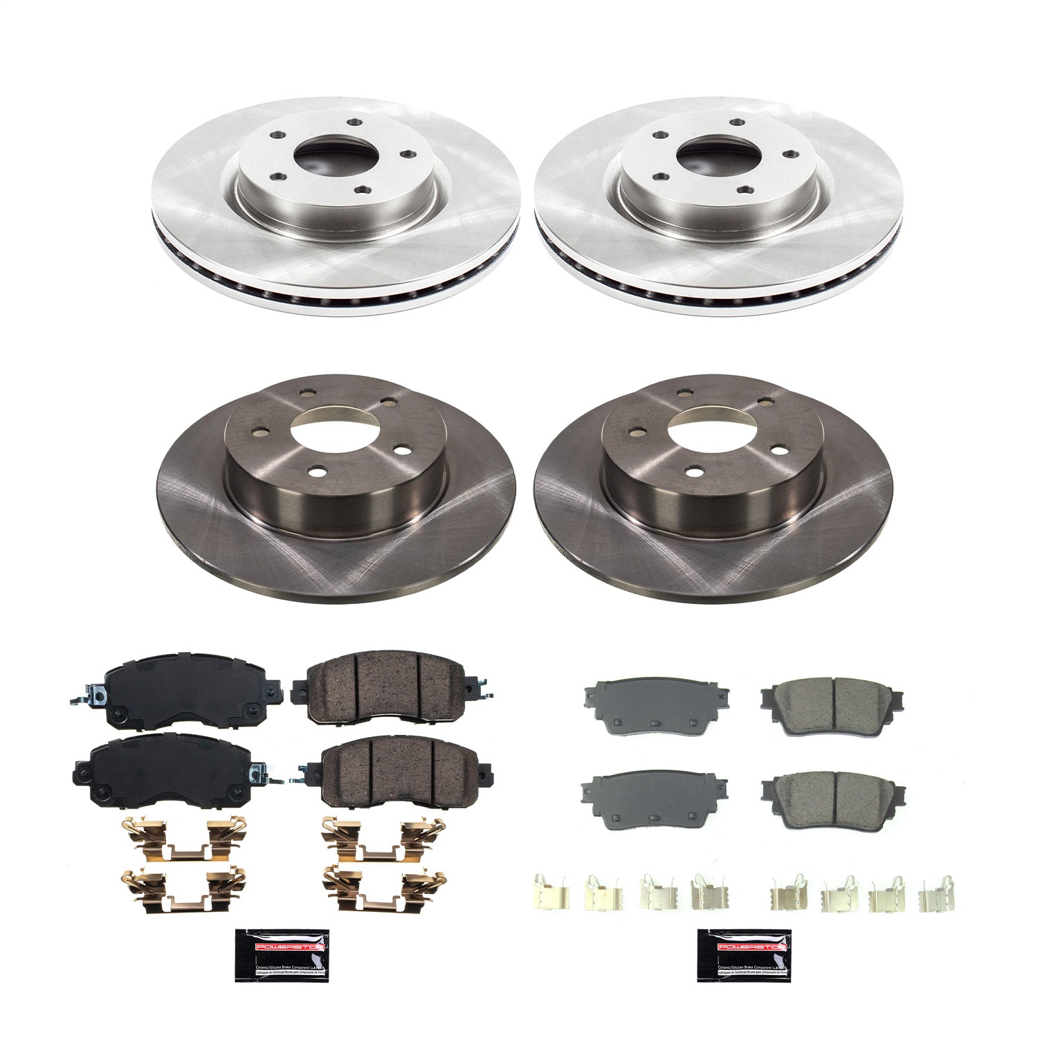 PowerStop KOE8684 - Power Stop 19-22 Nissan Altima Front & Rear Autospecialty Brake Kit PowerStop KOE8684 - Power Stop 19-22 Nissan Altima Front & Rear Autospecialty Brake Kit