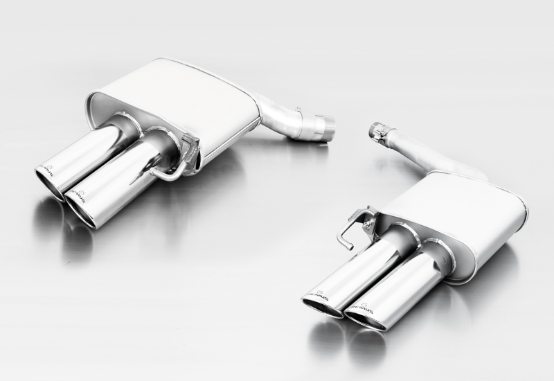 Remus 049208 0556R - 2007 Audi S5 Quattro Coupe (B8) 4.2L V8 Sport Exhaust Right w/84mm Angled Tail Pipe Set