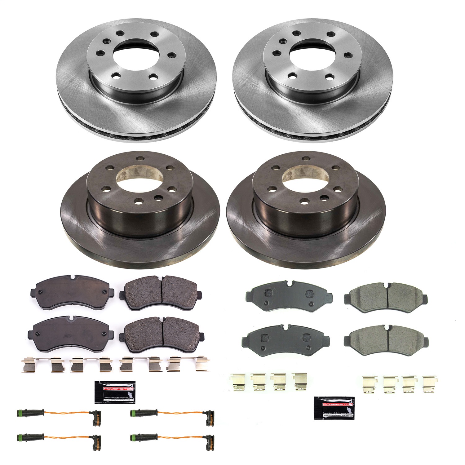 PowerStop KOE8661 - Power Stop 19-21 Mercedes-Benz Sprinter 2500 Front & Rear Autospecialty Brake Kit PowerStop KOE8661 - Power Stop 19-21 Mercedes-Benz Sprinter 2500 Front & Rear Autospecialty Brake Kit