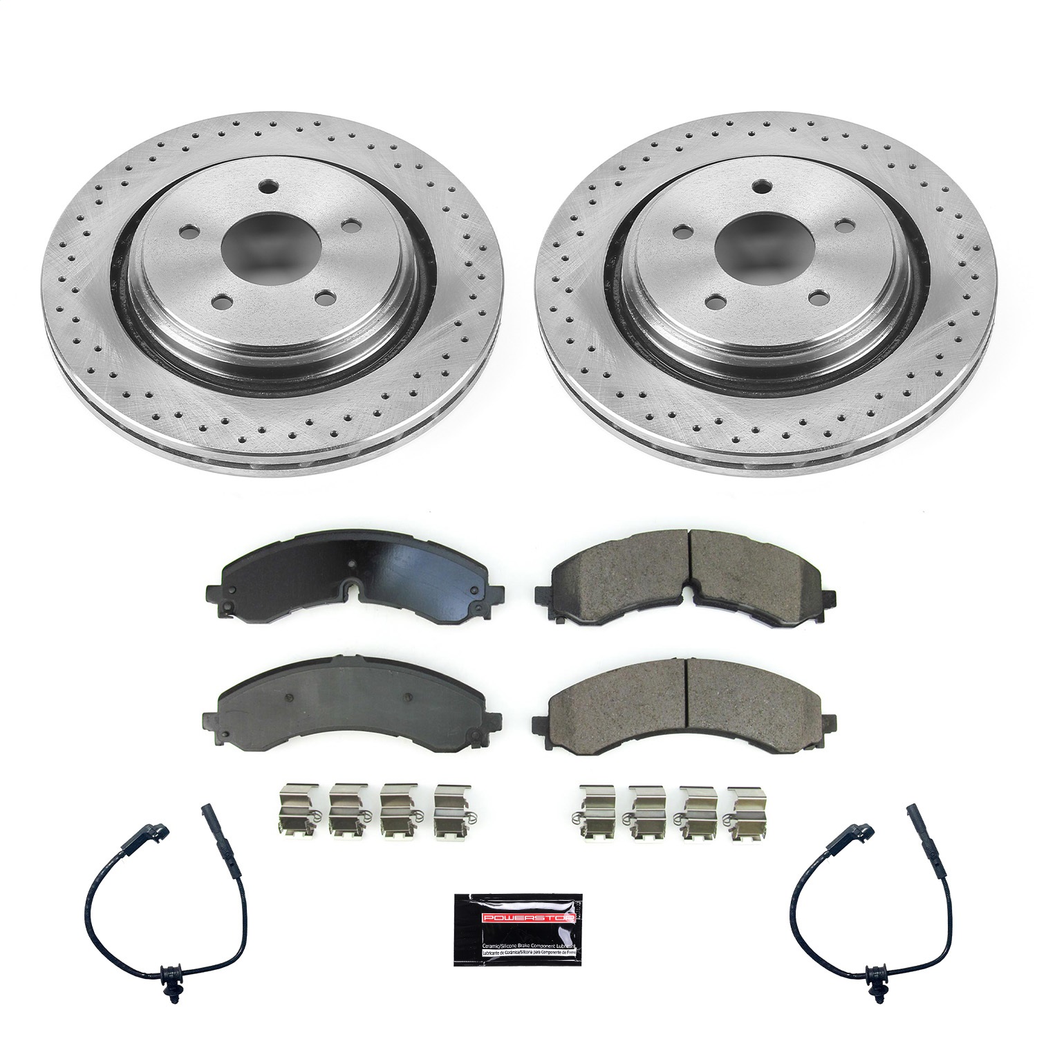 PowerStop KOE8713 - Power Stop 2020 GMC Sierra 2500 HD Rear Autospecialty Brake Kit PowerStop KOE8713 - Power Stop 2020 GMC Sierra 2500 HD Rear Autospecialty Brake Kit