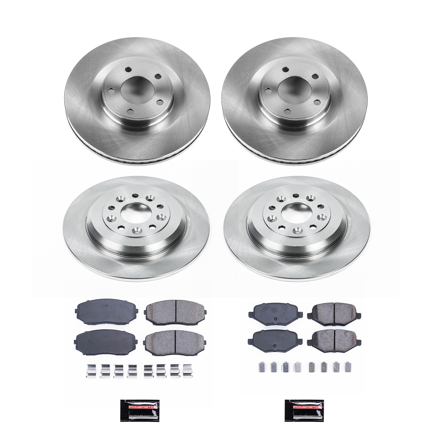 PowerStop KOE8847 - Power Stop 13-14 Ford Edge Front & Rear Autospecialty Brake Kit PowerStop KOE8847 - Power Stop 13-14 Ford Edge Front & Rear Autospecialty Brake Kit