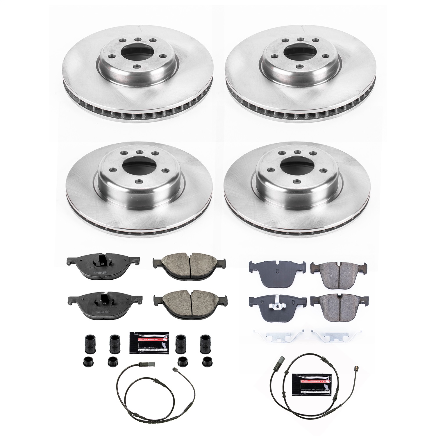 PowerStop KOE8849 - Power Stop 11-15 BMW 740i Front & Rear Autospecialty Brake Kit PowerStop KOE8849 - Power Stop 11-15 BMW 740i Front & Rear Autospecialty Brake Kit