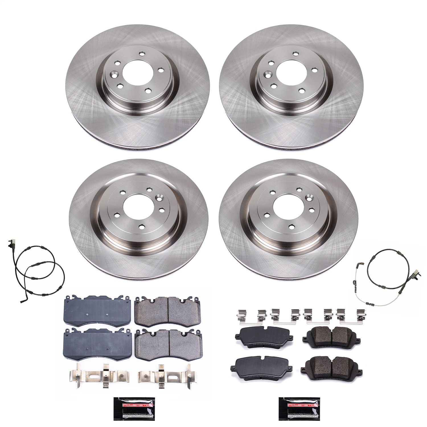 PowerStop KOE8905 - Power Stop 18-19 Land Rover Range Rover Sport Front and Rear Autospecialty Brake Kit PowerStop KOE8905 - Power Stop 18-19 Land Rover Range Rover Sport Front and Rear Autospecialty Brake Kit
