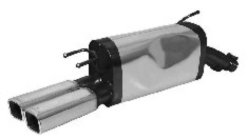 Remus 626094 3548 - 1994 Opel Omega B Caravan 2.0L Axle Back Exhaust