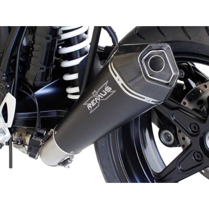 Remus 6782 100760L - 2016 BMW R nineT Hypercone Black Slip On Remus 6782 100760L - 2016 BMW R nineT Hypercone Black Slip On