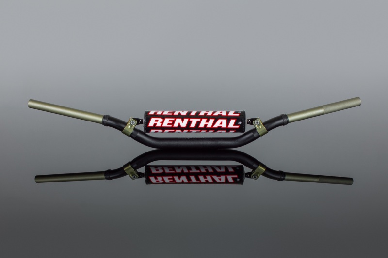 Renthal 991-01-BK-07-185 - 09-12 KTM SX/SX-F/ 06-13 Suzuki RM/RMZ/ 18-21 Yamaha YZ-F 7/8 Twinwall Handlebar - Black