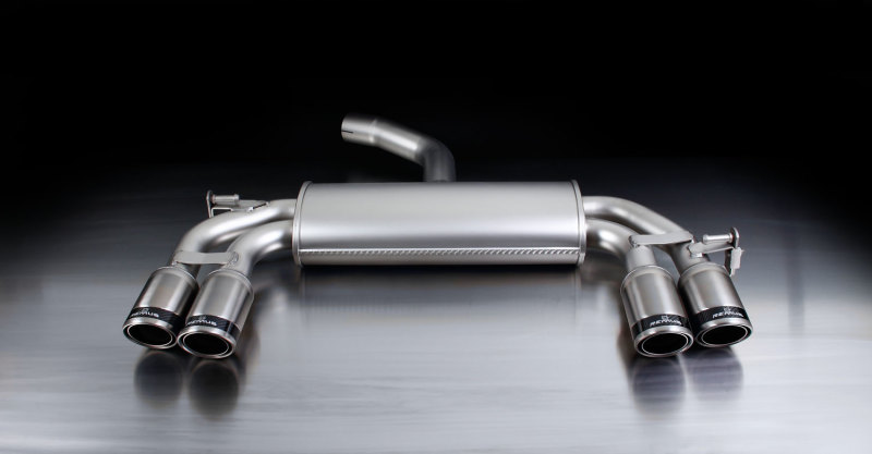 Remus 955108 1584CS - 2011 Volkswagen Golf VI 1.2L Cat Back Exhaust w/84mm Angled w/Carbon Ring Tail Pipe Set Remus 955108 1584CS - 2011 Volkswagen Golf VI 1.2L Cat Back Exhaust w/84mm Angled w/Carbon Ring Tail Pipe Set
