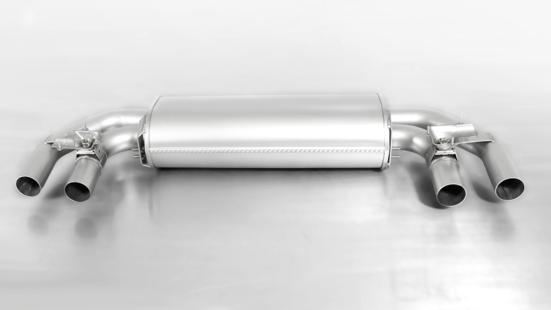 Remus 956014 0500 - 2014 Volkswagen Golf VII R 4Motion 2.0L TSI (CJX) Axle Back Exhaust (Tail Pipes Req)