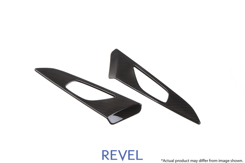 Revel 1TR4GT0BM01 - GT Dry Carbon Door Side Trim (Left & Right) 14-17 Mazda Mazda3 - 2 Pieces