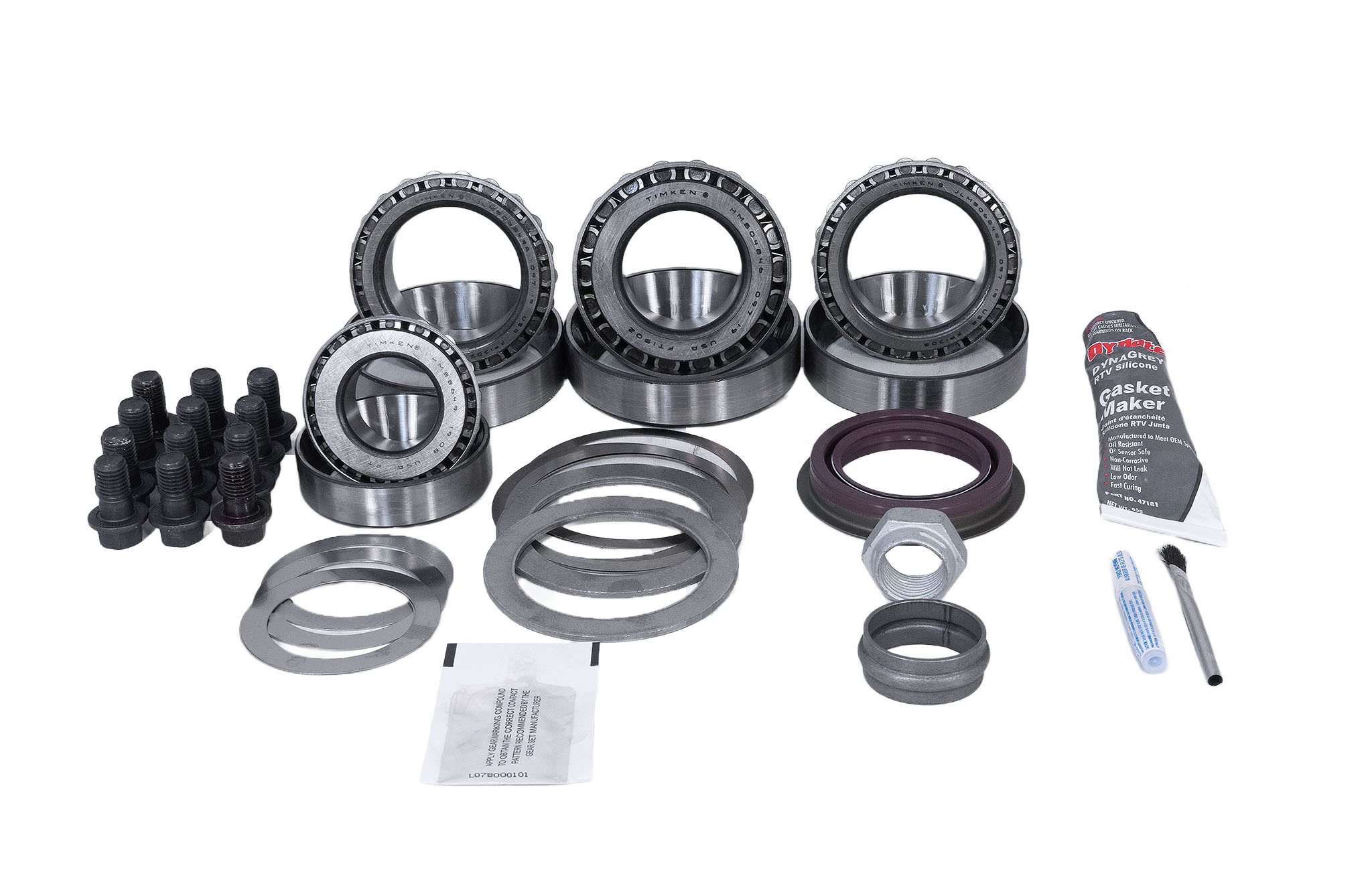 Revolution Gear And Axle 35-2096-AAM - AAM 9.25 Inch Front Axle Ring and Pinion Master Install Kit Revolution Gear