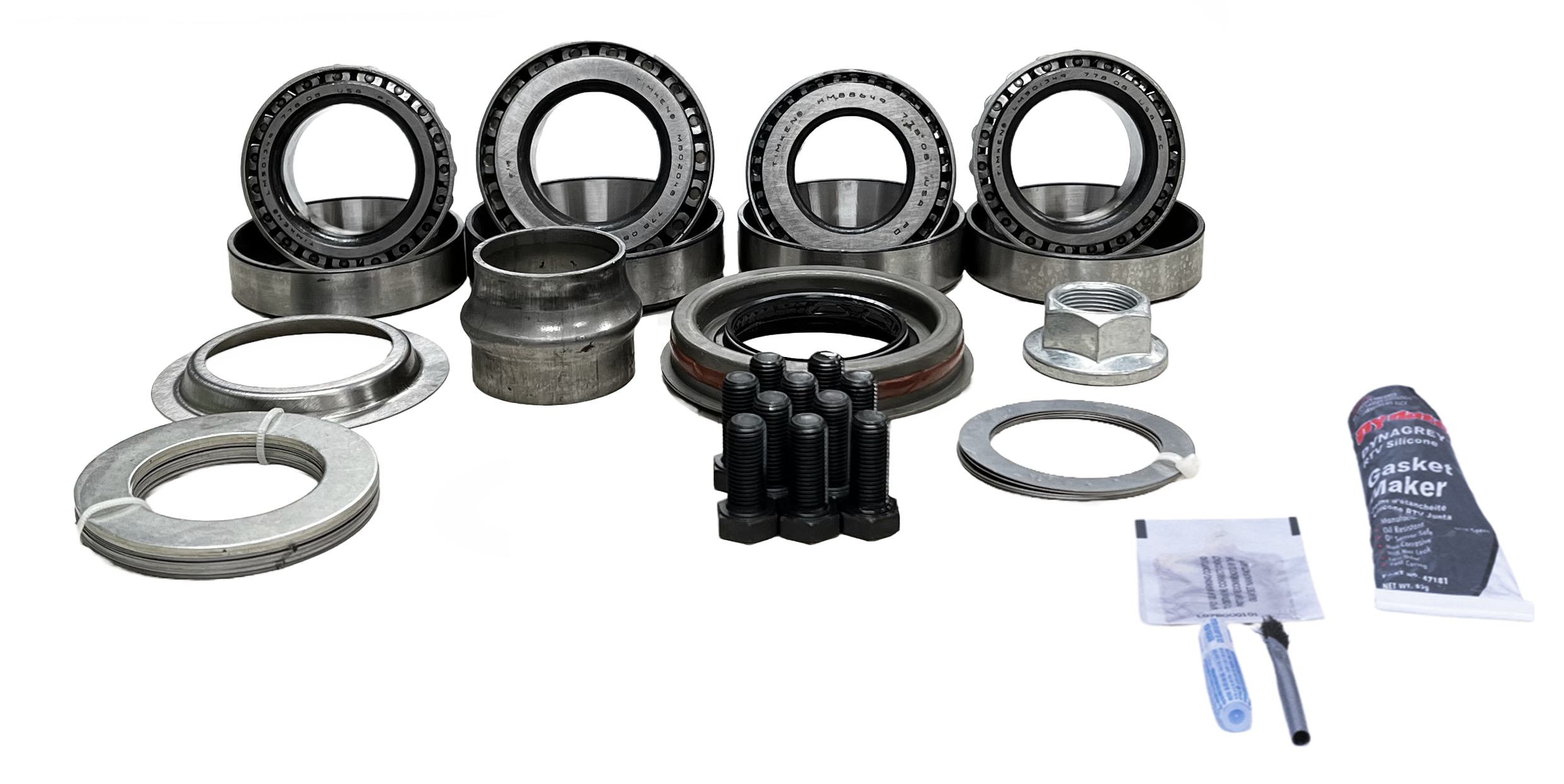 Revolution Gear And Axle 35-2070 - Dana 30 Front Axle Jeep Wrangler JL 186MM Ring and Pinion Master Install Kit Revolution Gear