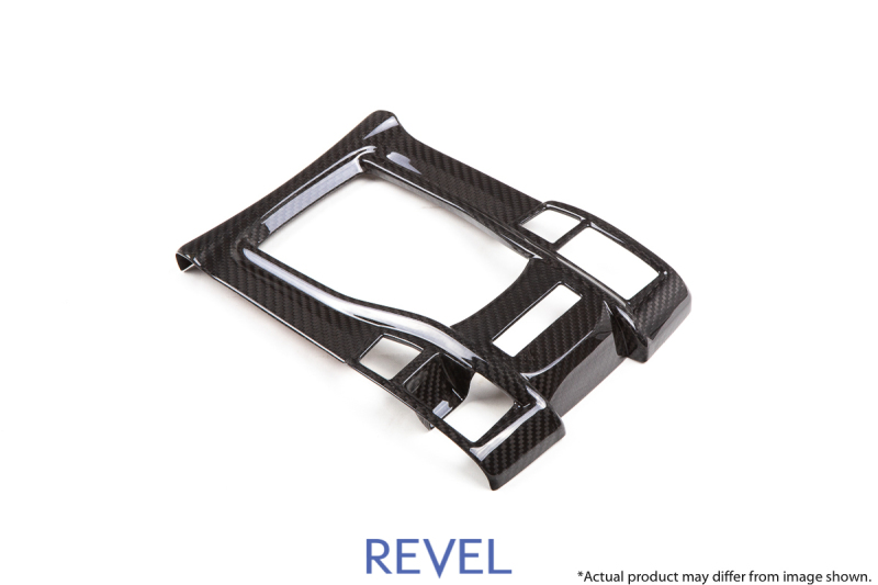 Revel 1TR4GT0AH01 - GT Dry Carbon Shifter Panel Cover 17-18 Honda Civic Type-R - 1 Piece