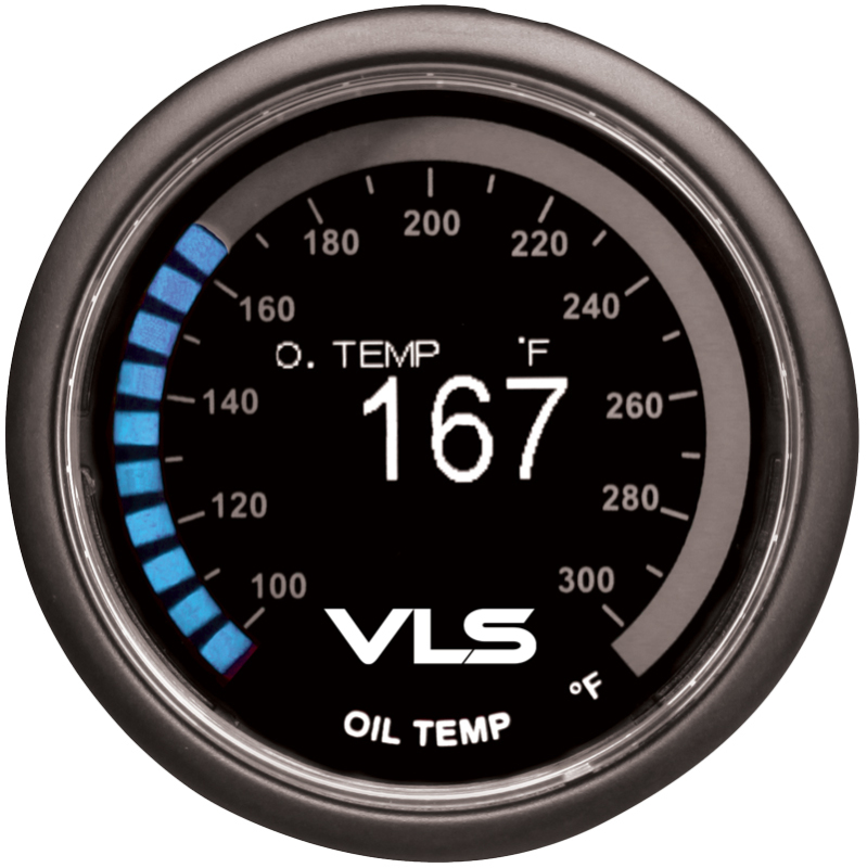 Revel 1TR1AA003R - VLS 52mm 100-300 Deg F Digital OLED Oil Temperature Gauge Revel 1TR1AA003R - VLS 52mm 100-300 Deg F Digital OLED Oil Temperature Gauge