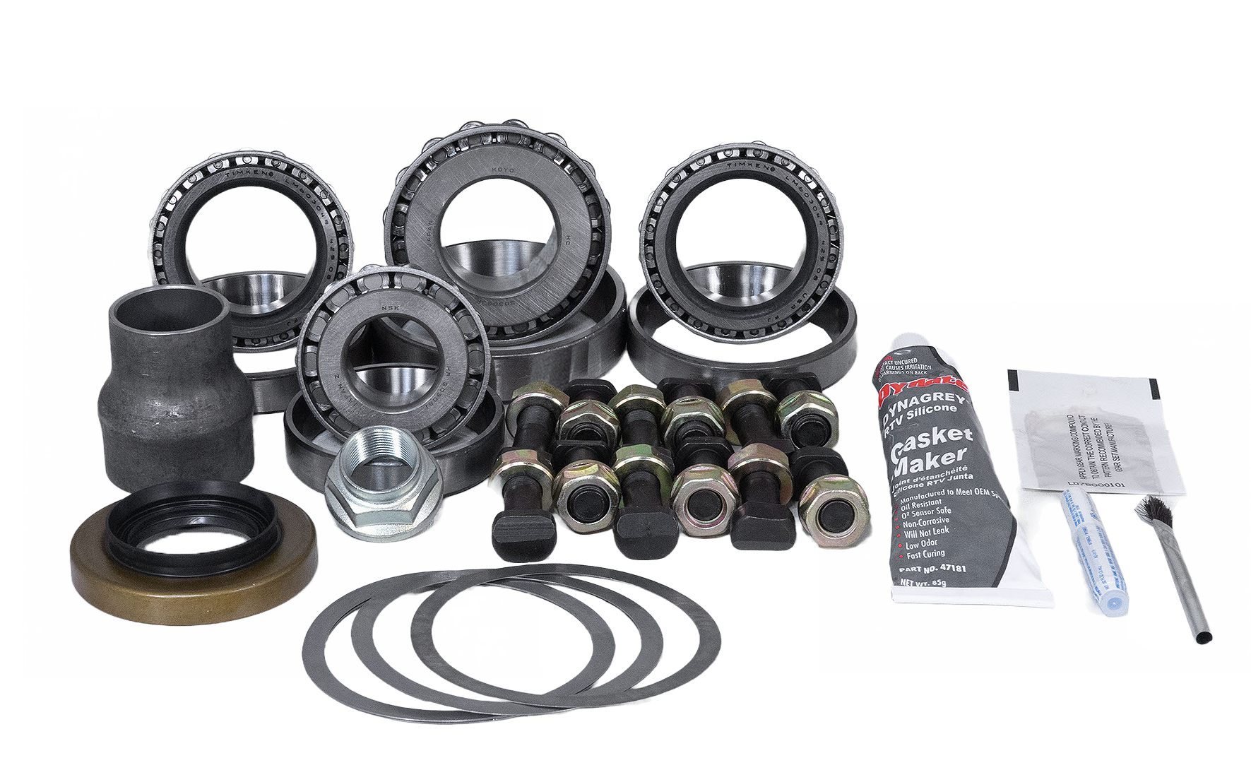 Revolution Gear And Axle 35-2044B - Toyota 9.5 Inch Rear Axle Land Cruiser 1990-97 with Locker Ring and Pinion Master Install Kit Revolution Gear