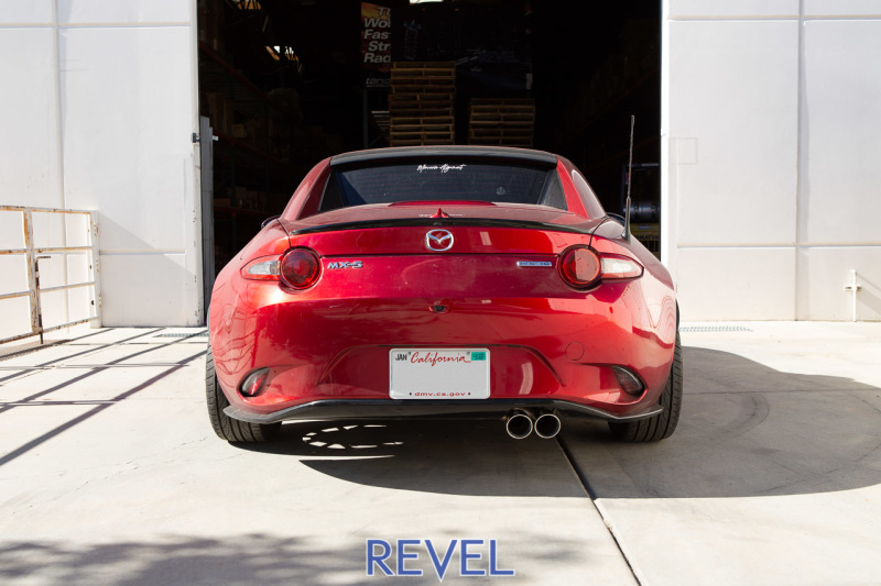 Revel T70190AR - 16-20 Mazda MX-5 Medallion Touring-S Catback Exhaust - Dual Tip / Axle-Back