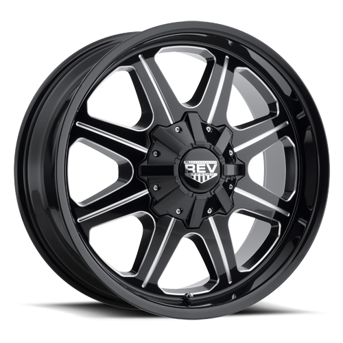 REV Wheels 823M-7903512 - Off Road 823 Series - 17x9 - 4.53 BS - 6x5.5 / 6x135