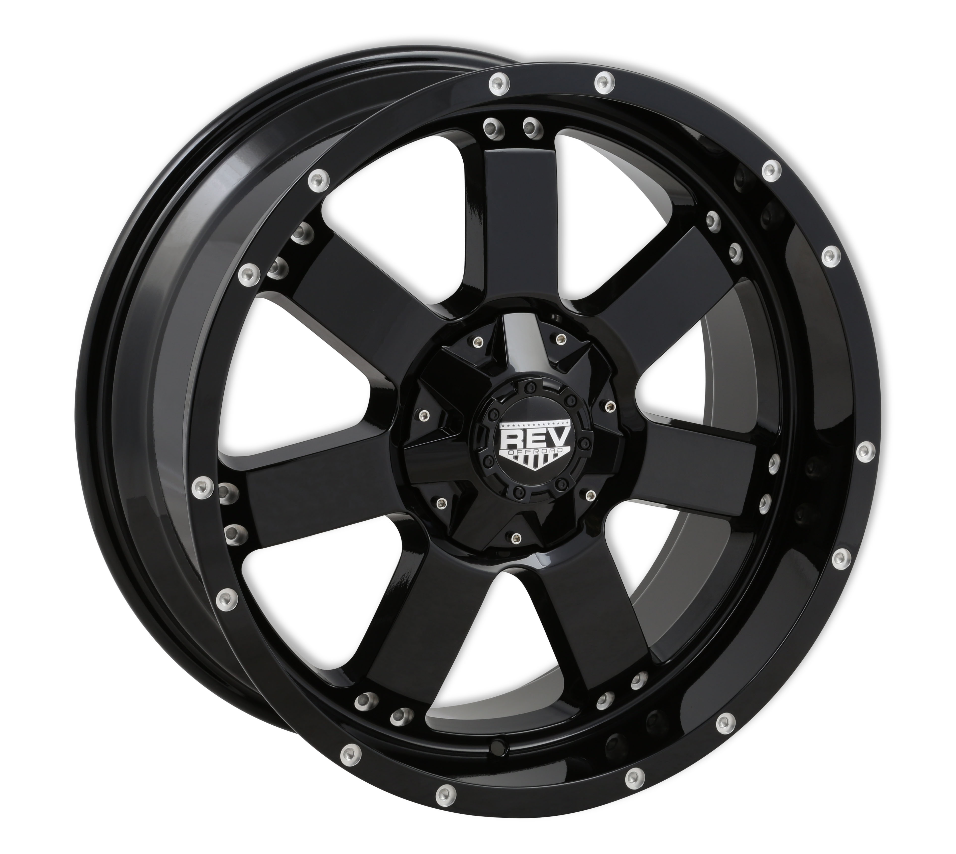 REV Wheels 885B-2903512 - Off Road 885 Series - 20x9 - 4.53 BS - 6x5.5 / 6x135