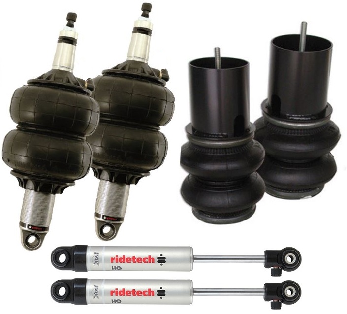 Ridetech 11130298 - Air Suspension System For 1963-1965 Riviera And 1961-1964 Buick Full-Size Front HQ Shockwaves Rear Coolride And Rear HQ Shocks
