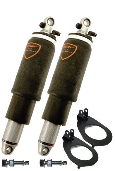 Ridetech 11215401 - Rear HQ Shockwaves For 1993-2002 Camaro and Firebird Pair Of Rebound Adjustable Shock waves W/ 1/4 Inch Airline Fittings And Mounting Brackets