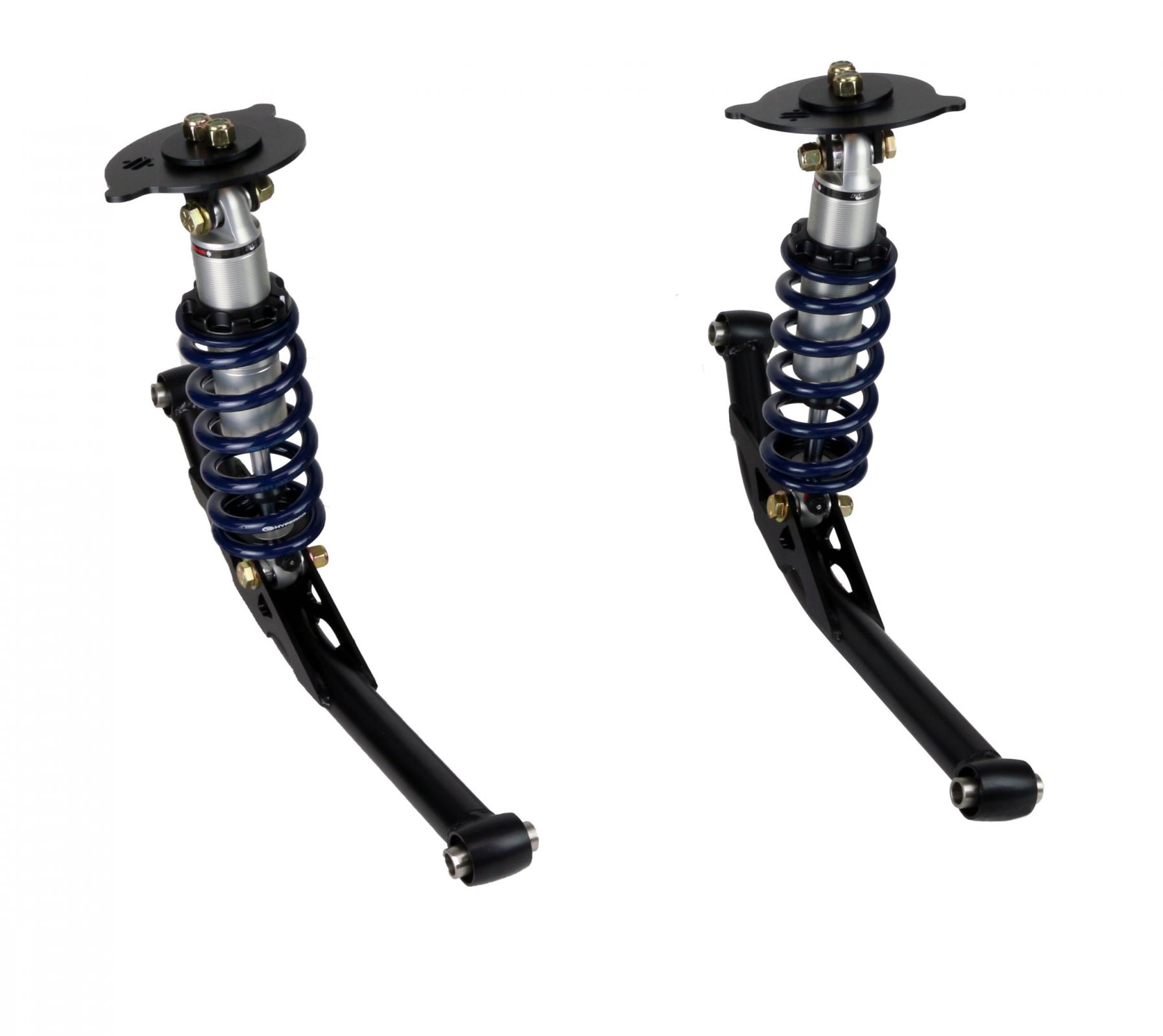 Ridetech 11286211 - TQ Rear Coil-Over Upgrade For 1965-1970 Impala Lower Strongarms TQ Coil-Over Shocks Springs Brackets And Hardware Sold As A Kit