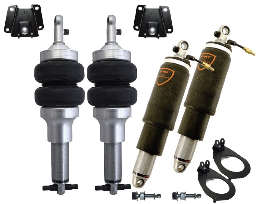 Ridetech 11210298 - Air Suspension System For 1993-2002 Camaro and Firebird Front HQ Shockwaves Rear HQ Shockwaves Mounting Brackets And Hardware