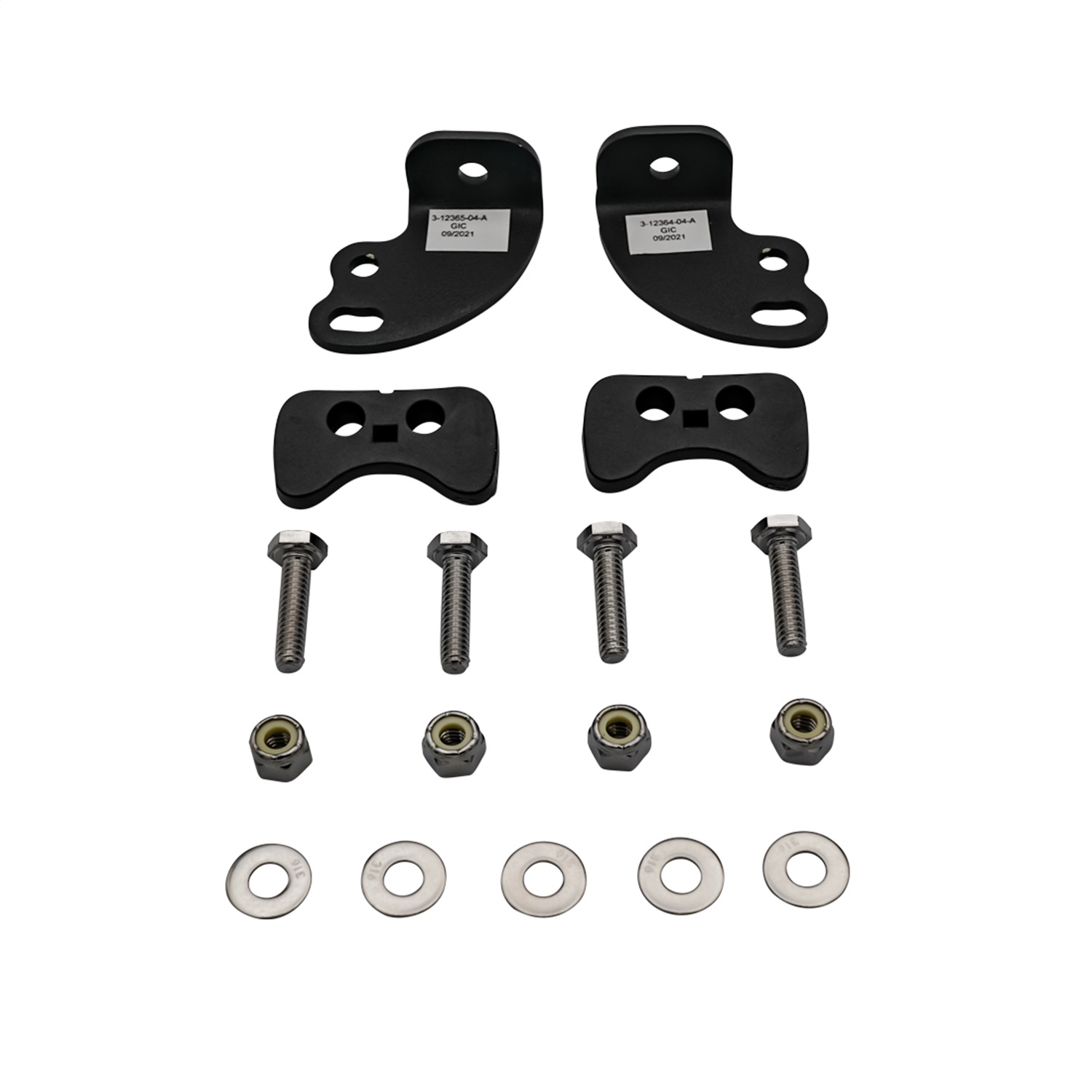 Rigid 131626 - RDS SR-Series Hardware Kit - Black Rigid 131626 - RDS SR-Series Hardware Kit - Black