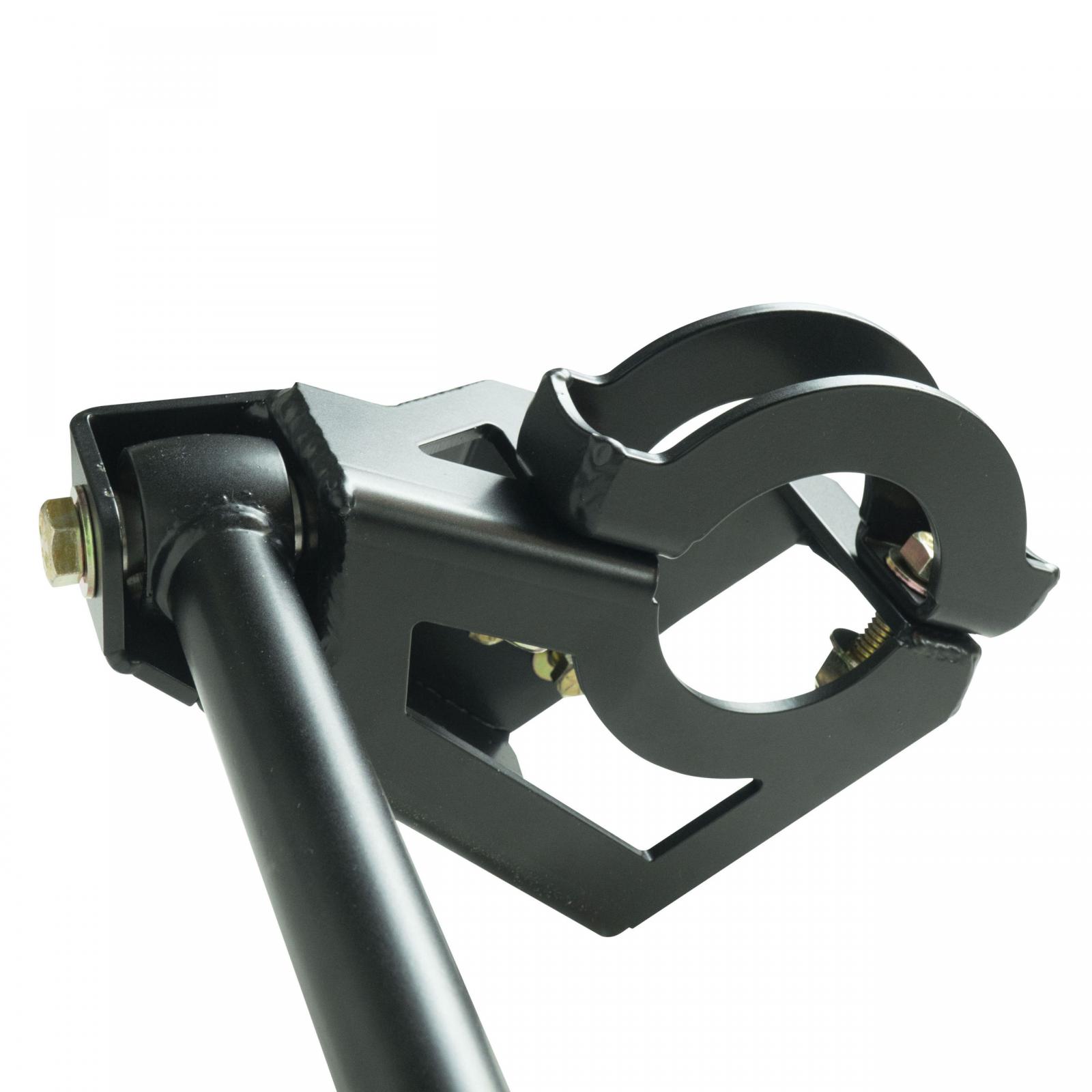 Ridetech 11707199 - Bolt-On 4-Link For 2007-2018 Silverado / Sierra 1500 2Wd/4Wd 2019 Legacy and Limited R-Joints Bars Mounting Brackets Panhard Bar And C-Notches Powder Coated Black For Use W/ Shockwaves Or Coil-Overs Sold Separately
