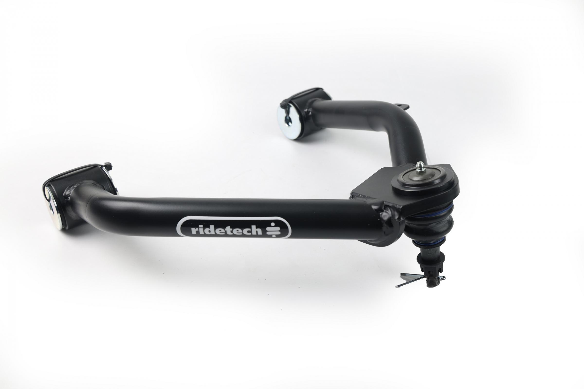 Ridetech 11713699 - Front Upper Strongarms For 2014-2018 Silverado / Sierra 1500 2Wd/4Wd W/ OE Stamped Steel Or Aluminum Control Arms 2019 Legacy and Limited Pair Of Tubular Control Arms W/ Ball Joints And Delrin Bushings Powder Coated Satin Black Ridetech 11713699 - Front Upper Strongarms For 2014-2018 Silverado / Sierra 1500 2Wd/4Wd W/ OE Stamped Steel Or Aluminum Control Arms 2019 Legacy and Limited Pair Of Tubular Control Arms W/ Ball Joints And Delrin Bushings Powder Coated Satin Black