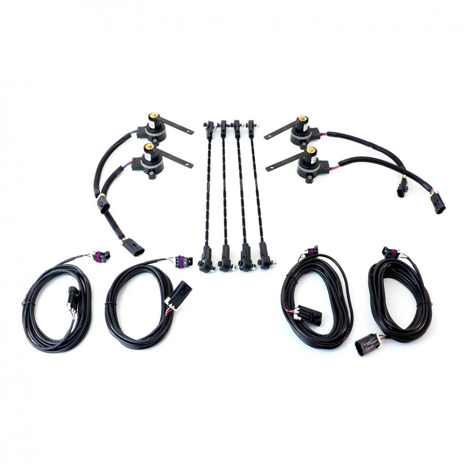 Ridetech 30400036 - Height Sensor Kit For Ridepro E5 Control System 4 Level Sensors Linkage And Harness