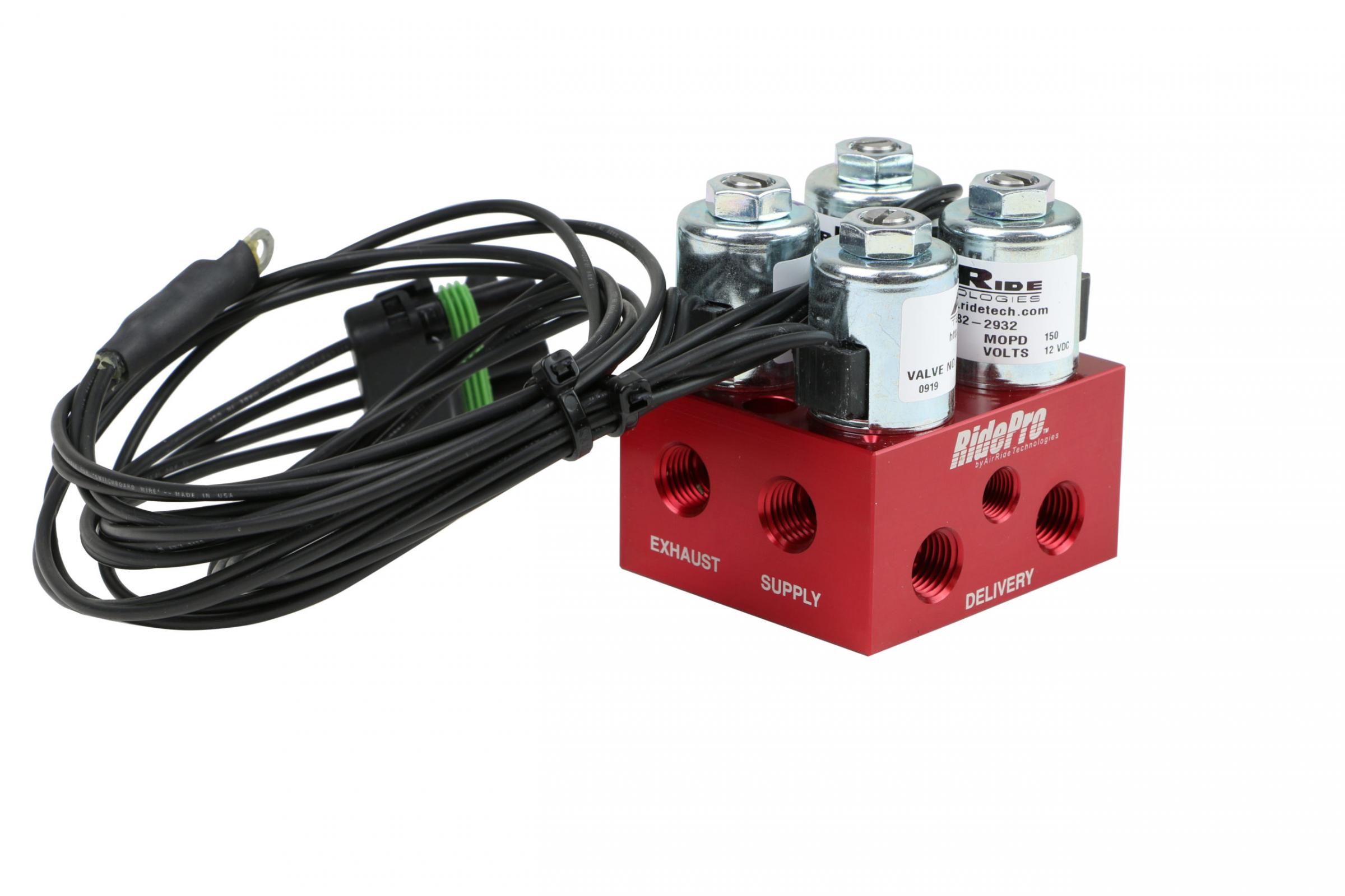 Ridetech 31932501 - Ridepro 2-Way Valve W/ 1/4 Inch NPT Ports