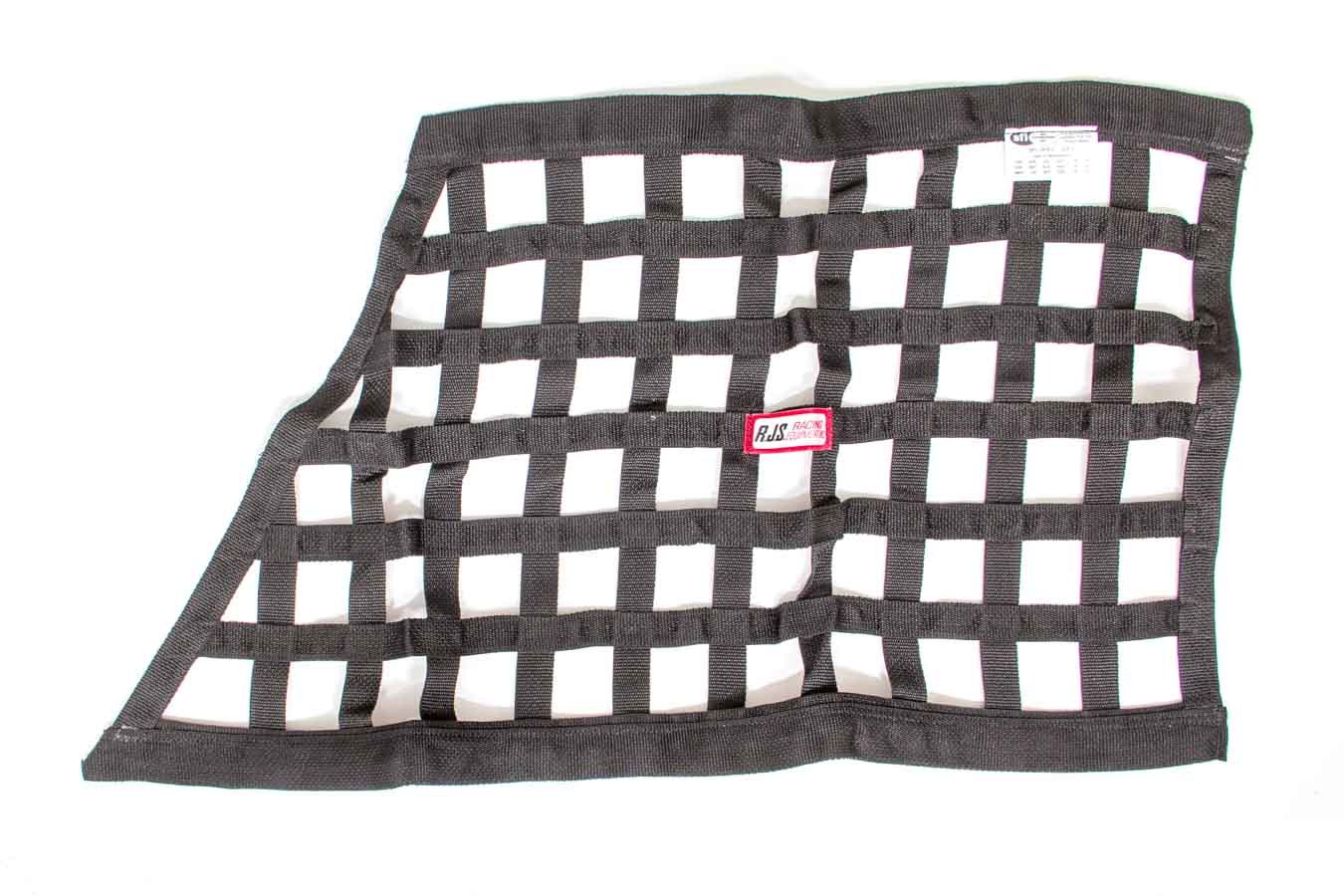 RJS Safety 10000201 - Window Net - SFI 27.1 - 1 in Webbing - 18 x 23 x 32 in Trapezoid - Black - Each