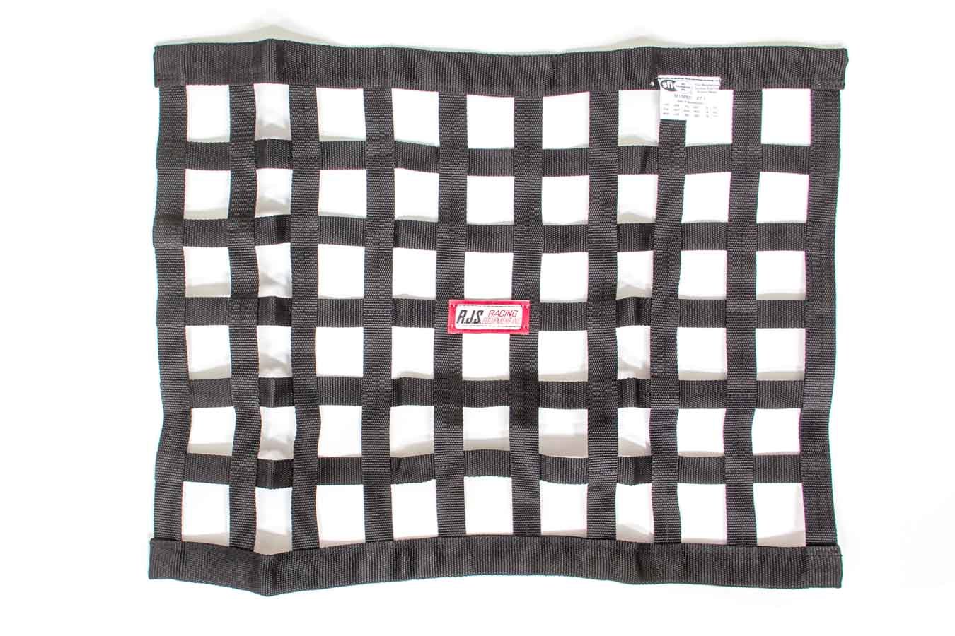 RJS Safety 10000401 - Black Ribbon Window Net 18x24