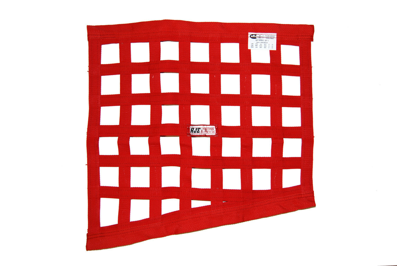 RJS Safety 10000104 - Red Angled Window Net RJS Safety 10000104 - Red Angled Window Net