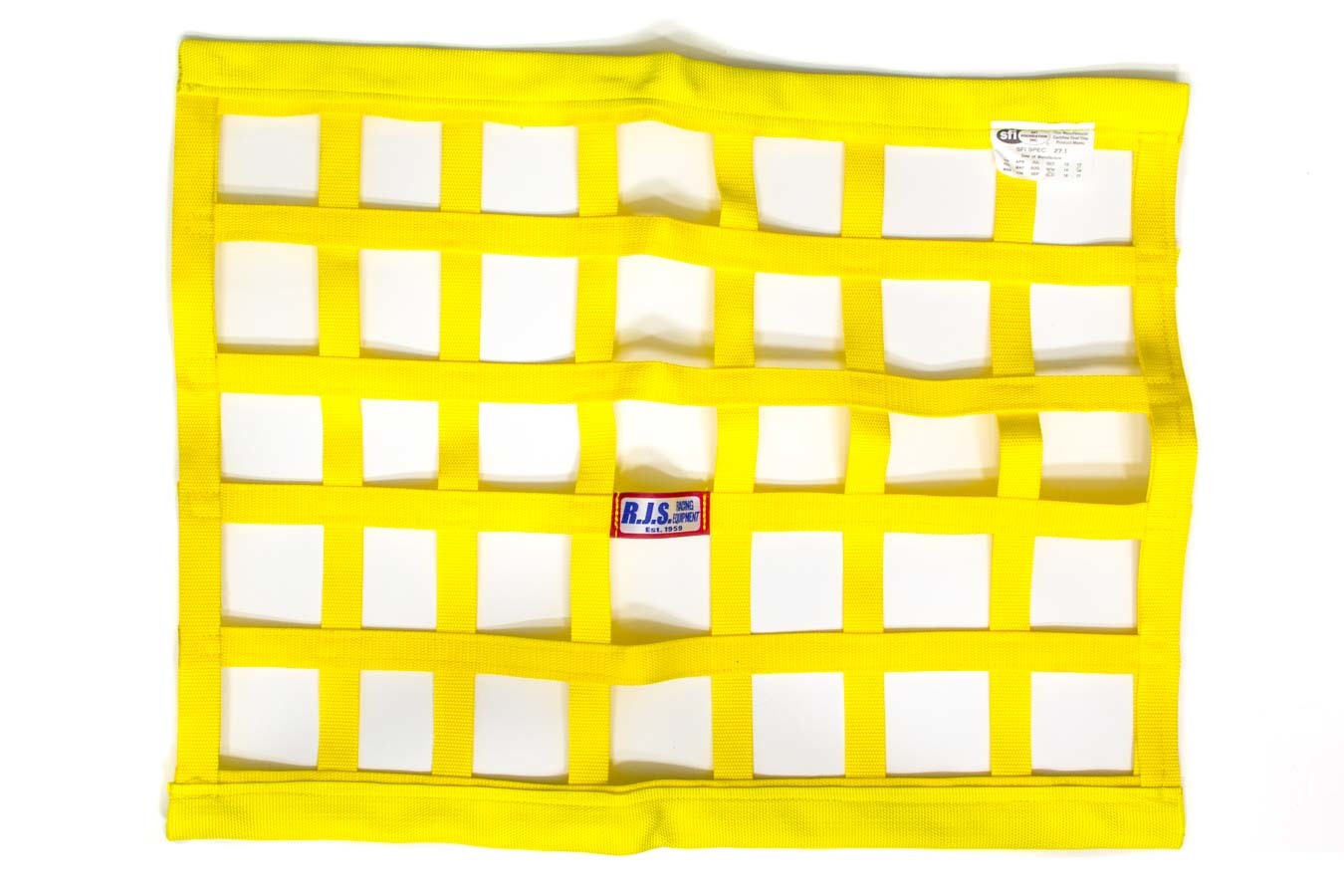 RJS Safety 10000406 - Yellow Ribbon Window Net 18x24 RJS Safety 10000406 - Yellow Ribbon Window Net 18x24