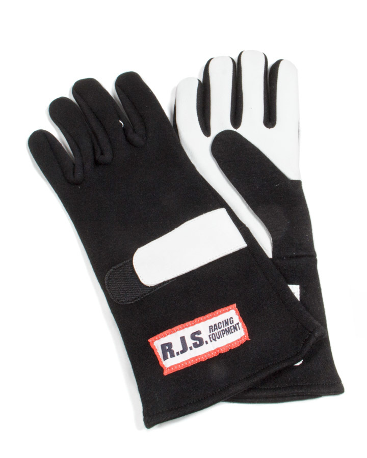 RJS Safety 600010104 - Gloves Nomex D/L MD Black SFI-5