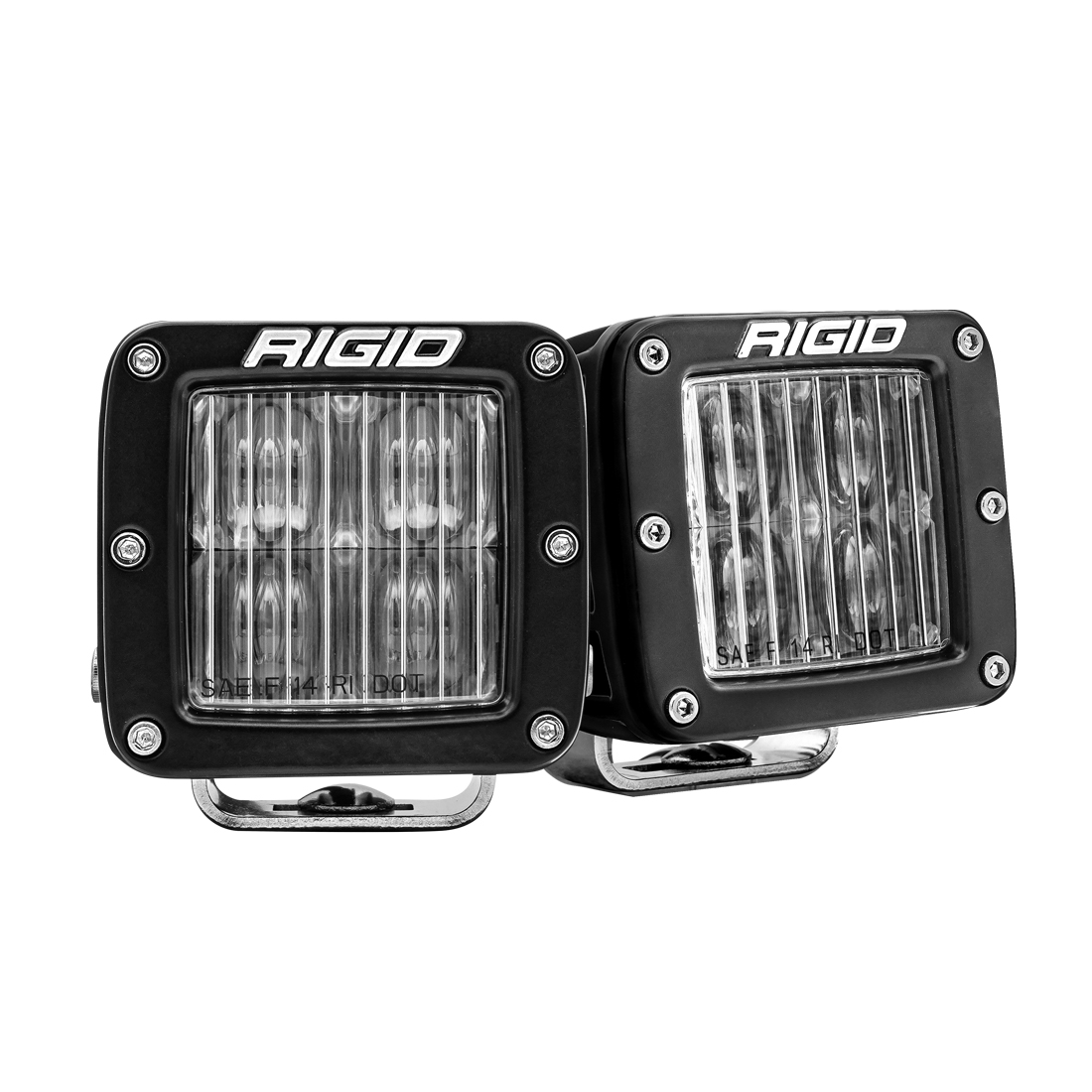 Rigid 504815 - SAE Fog Light White Pair D-Series Pro