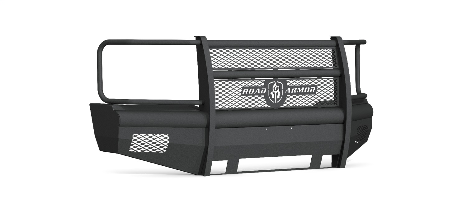 Road Armor 3032VF6B - 03-07 Chevy 2500 Vaquero Front Bumper Full Guard - Tex Blk