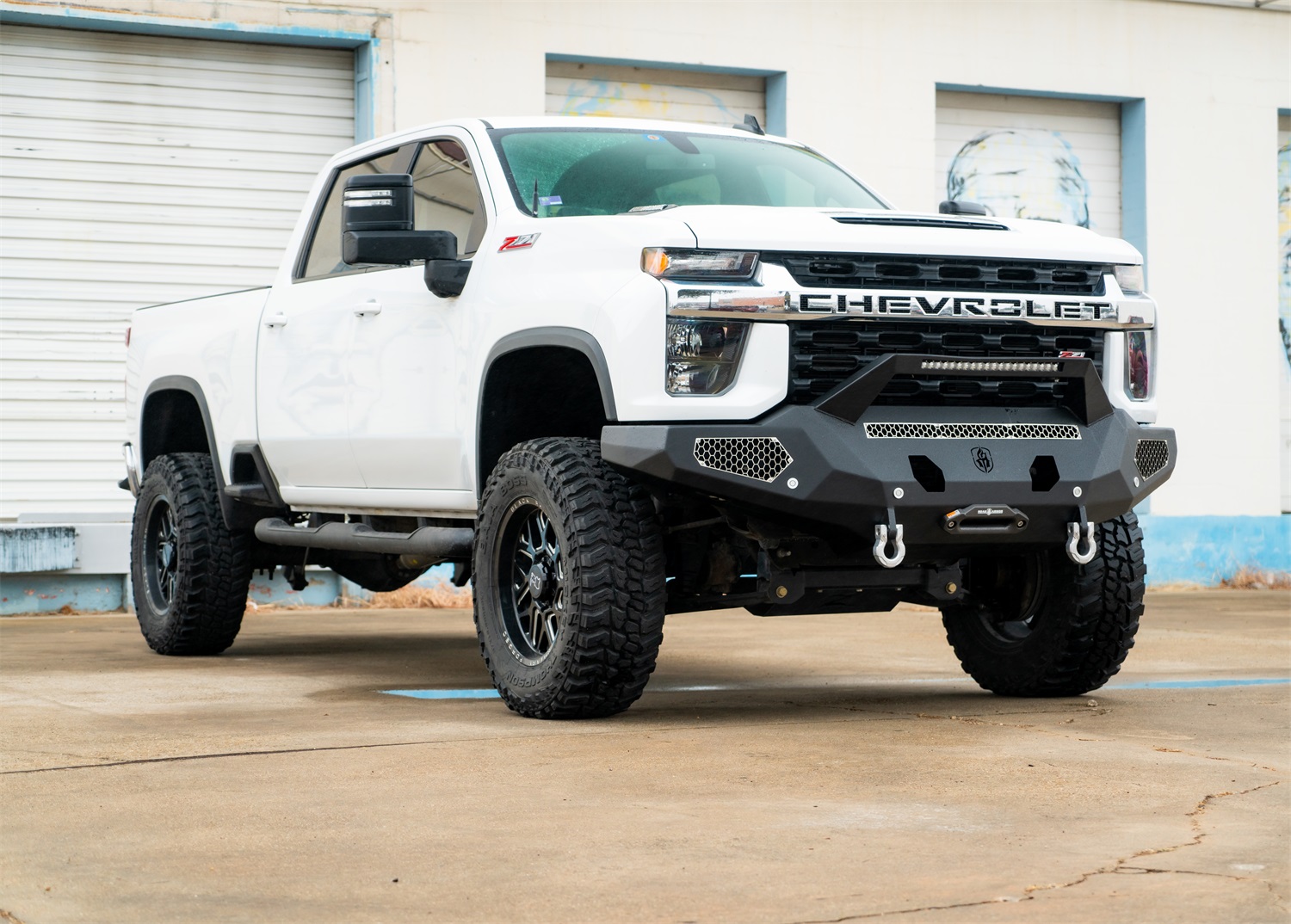 Road Armor 3202EF3B - 2020 Chevy 2500 Evolution Front Bumper Sheet Metal Pre Runner Road Armor 3202EF3B - 2020 Chevy 2500 Evolution Front Bumper Sheet Metal Pre Runner