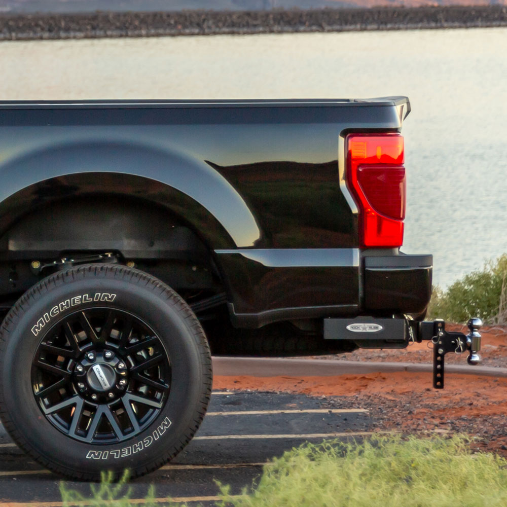 Rock Slide Engineering RS-910 - R-STEP 9 Inch Wide For 2017-2022 Ford Super Duty Bed Step Attachment Brackets Drivers Side Behind Rear Tire