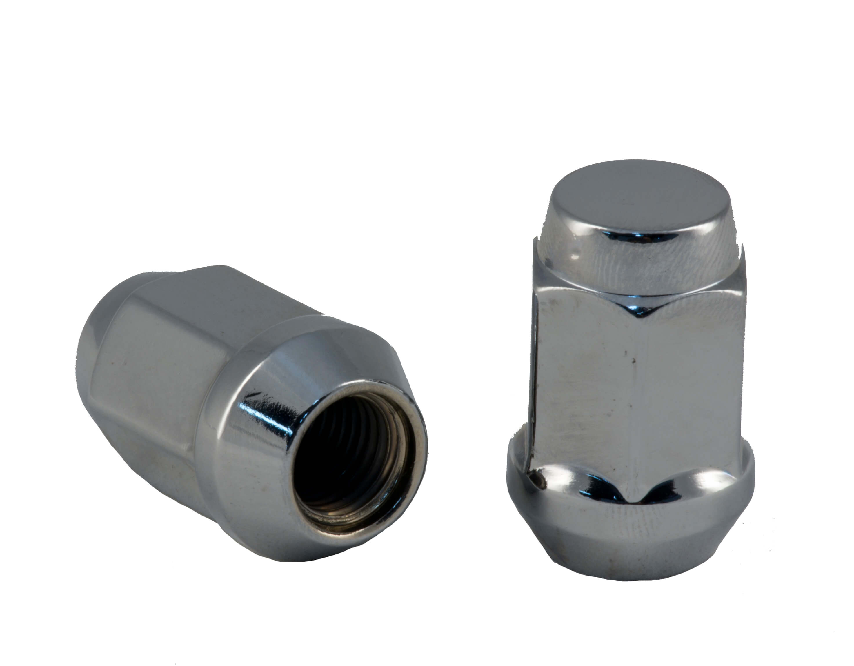 Rocket Racing Wheels C1709H34 - M14x1.5 Chrome Bulge Acorn Lug Nut, 3/4 Hex, Single Piece