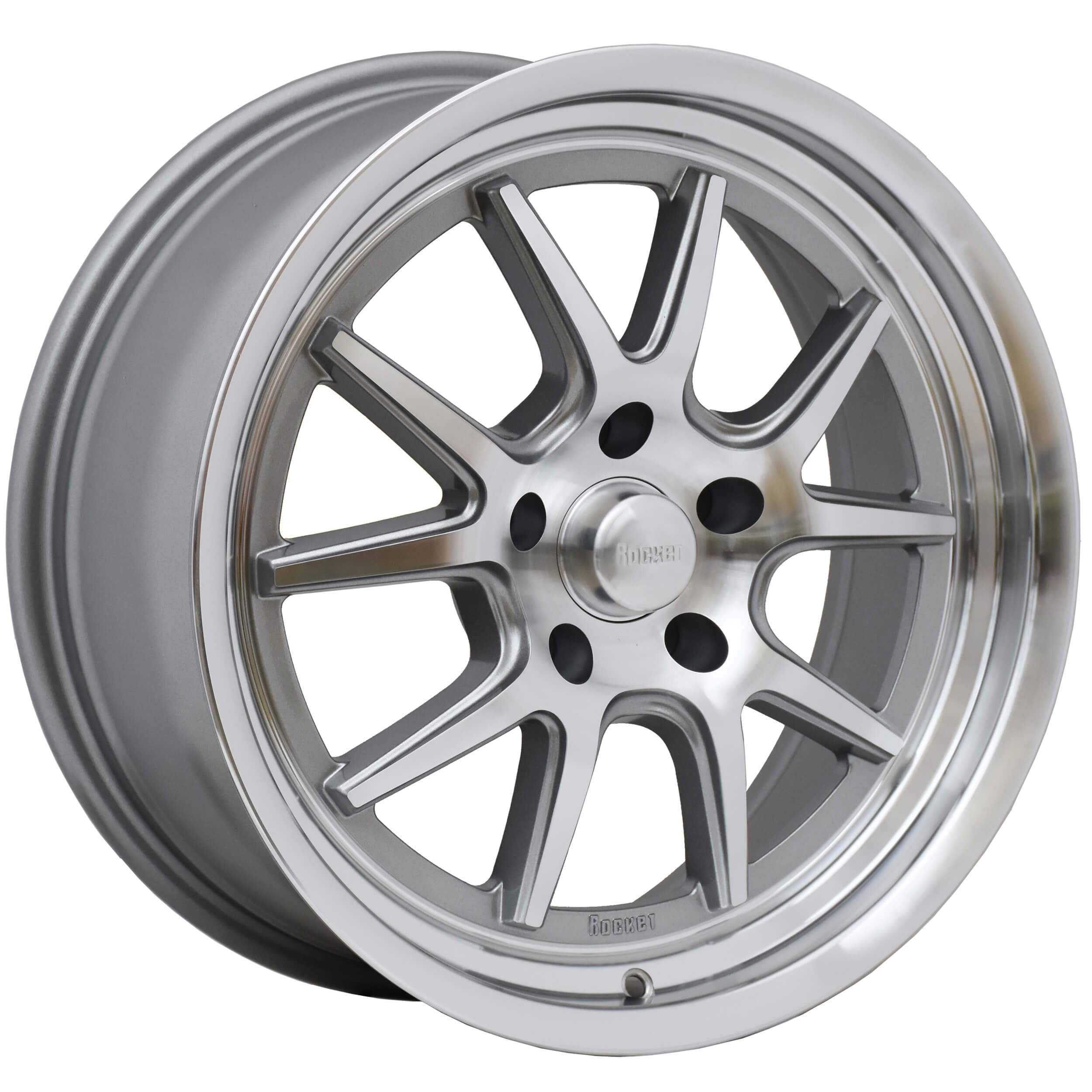 Rocket Racing Wheels TTR19-886150 - TTR19 Attack - Titanium/Machined