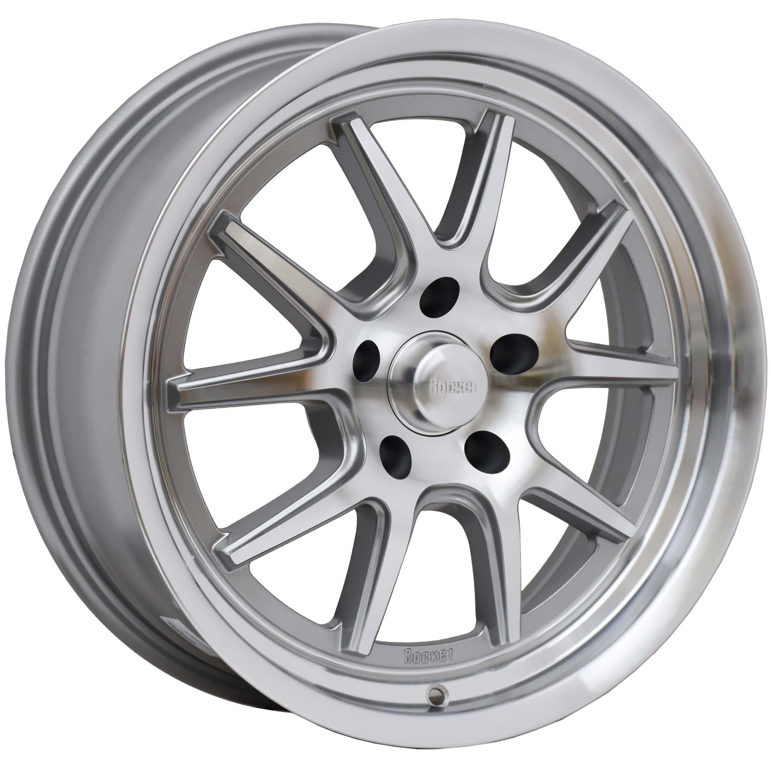 Rocket Racing Wheels TTR19-876145 - TTR19 Attack - Titanium/Machined