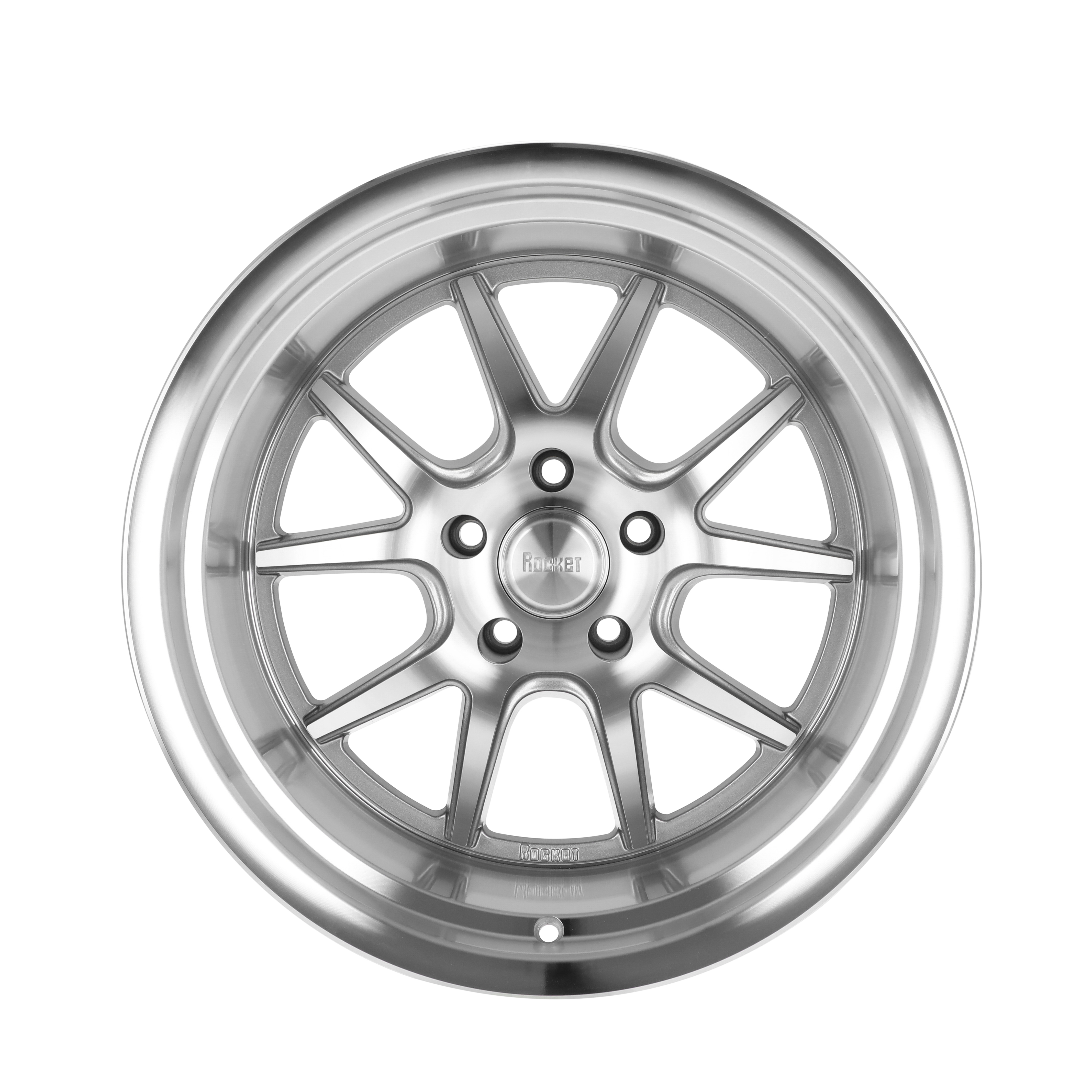 Rocket Racing Wheels TTR19-826155 - TTR19 Attack - Titanium/Machined