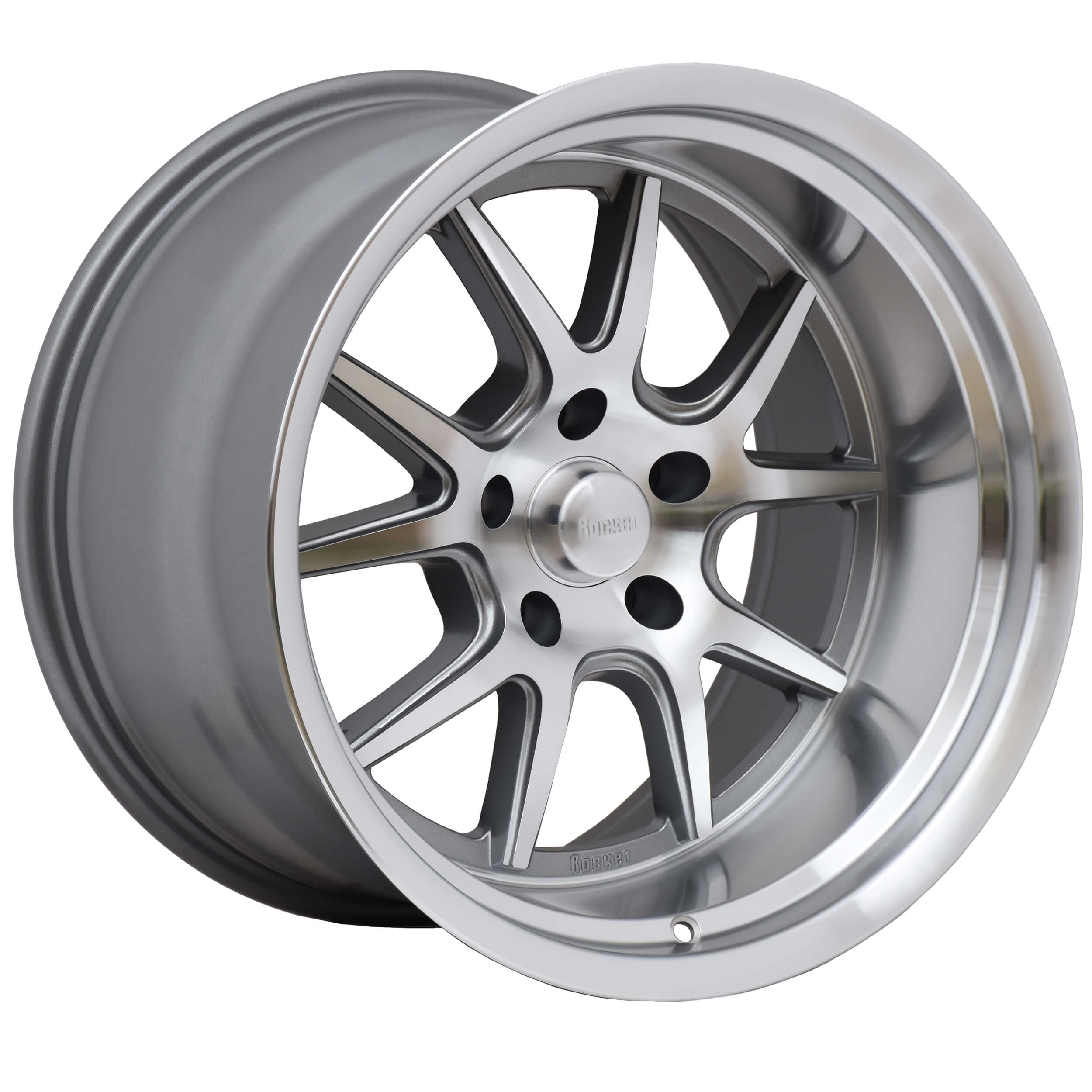 Rocket Racing Wheels TTR19-826555 - TTR19 Attack - Titanium/Machined