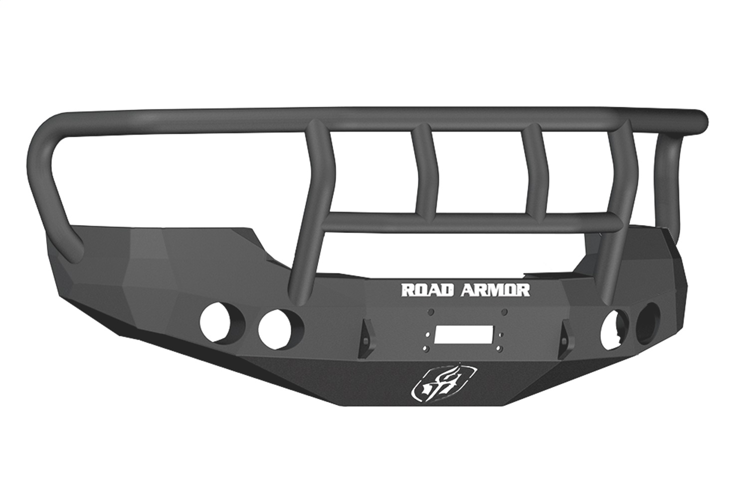 Road Armor 37402B - 08-10 GMC 2500 Stealth Front Winch Bumper w/Titan II Guard - Tex Blk
