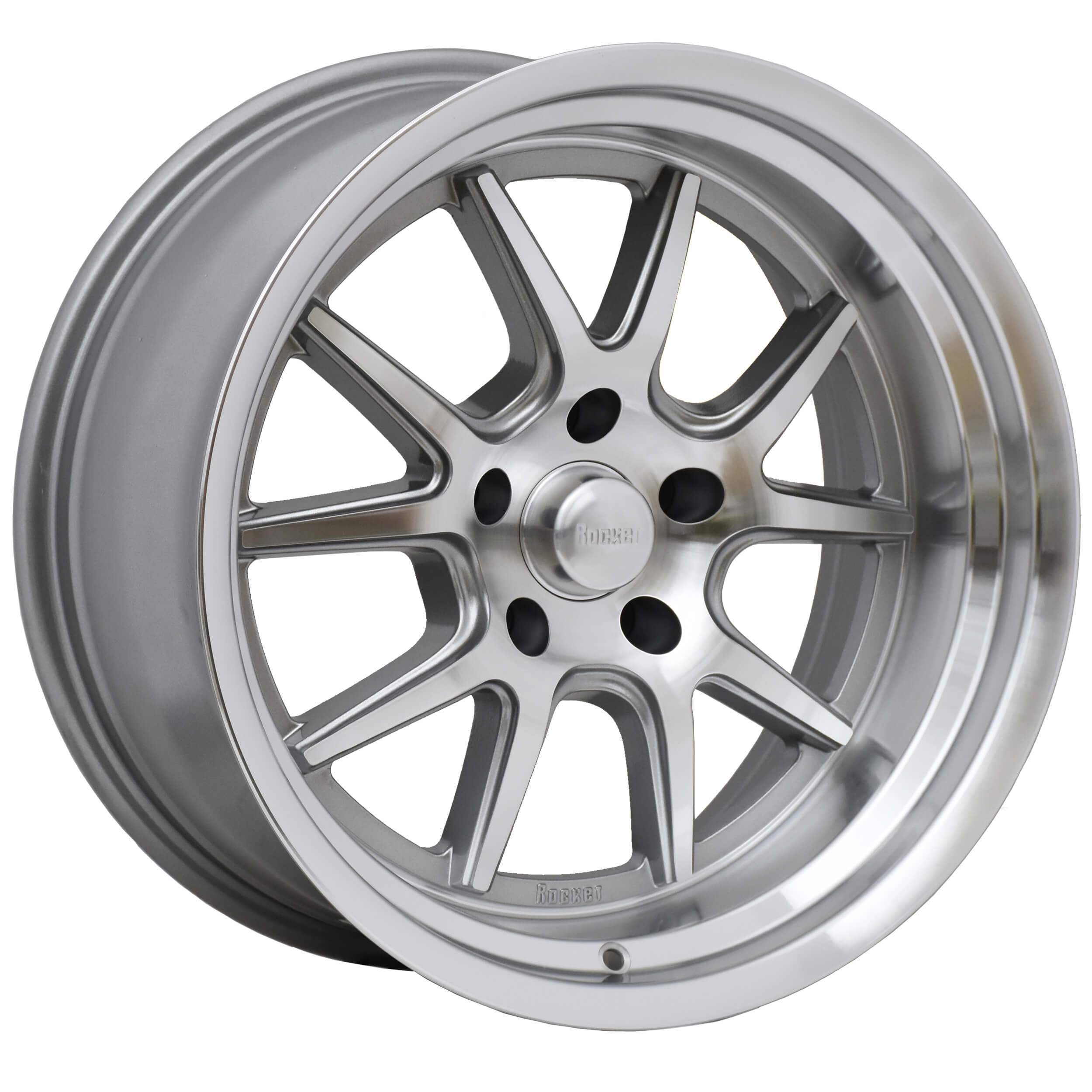 Rocket Racing Wheels TTR19-896545 - TTR19 Attack - Titanium/Machined