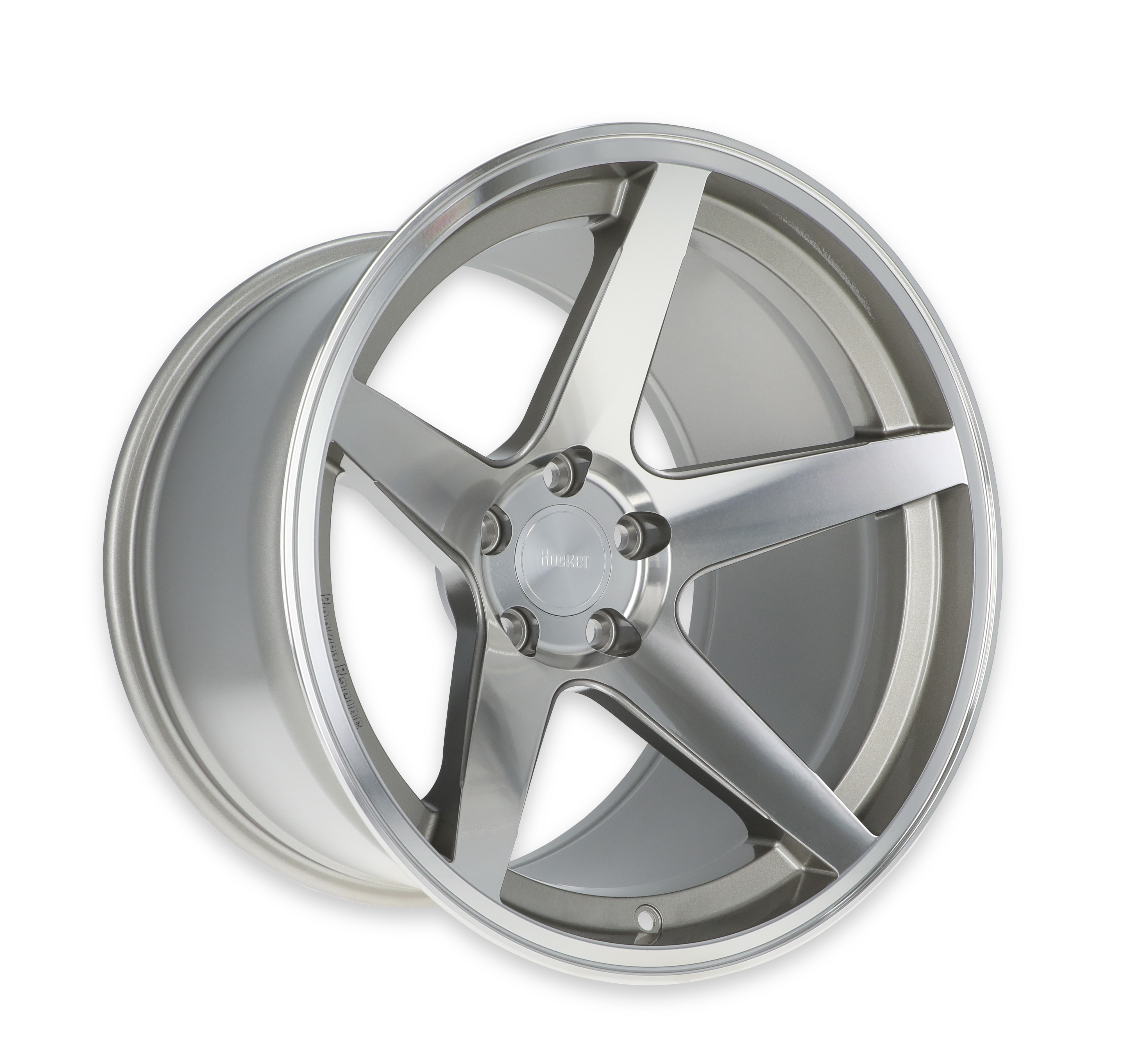 Rocket Racing Wheels TTR29-8116150-D -  Flare - Titanium/Machined